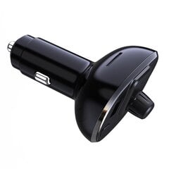 XO transmiter FM BCC05 Bluetooth MP3 car charger 18W black цена и информация | FM модуляторы, FM трансмиттер | kaup24.ee