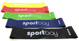 Круговая эластичная лента Sportbay® 5 bands цена и информация | Фитнес-резинки, гимнастические кольца | kaup24.ee