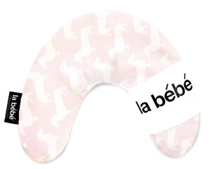 Подкова для сна, кормления малыша La Bebe™ Mimi Nursing Cotton Pillow Art.15817 Dog Pink/White 19x46 cм цена и информация | Подушки для кормления | kaup24.ee