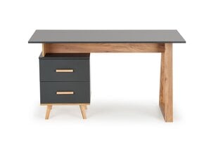 Письменный стол Halmar Sergio, коричневый/серый цвет цена и информация | Компьютерные, письменные столы | kaup24.ee