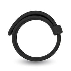 Velv'Or - Rooster Jason Size Adjustable Firm Strap Design Cock Ring Black цена и информация | Эрекционные кольца, насадки на пенис | kaup24.ee