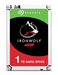 Seagate IronWolf ST1000VN002 внутренний жесткий диск 3.5" 1000 GB Serial ATA III цена и информация | Внутренние жёсткие диски (HDD, SSD, Hybrid) | kaup24.ee
