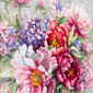 Tikkimiskomplekt Magic Needle "Peonies and Hydrangeas" 510-224 hind ja info | Tikkimistarvikud | kaup24.ee