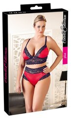 Bra set black/red 2xl цена и информация | Сексуальное женское белье | kaup24.ee