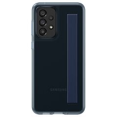 Samsung EF-XA336CBEGWW Galaxy A33 5G Slim ümbris koos rihmaga цена и информация | Чехлы для телефонов | kaup24.ee