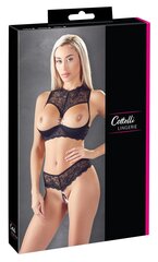 Shelf bra set 80b/m цена и информация | Cottelli Collection Сексуальная одежда | kaup24.ee