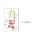 Laste seinakleebis Swinging Teddy Bear XL 78x130cm