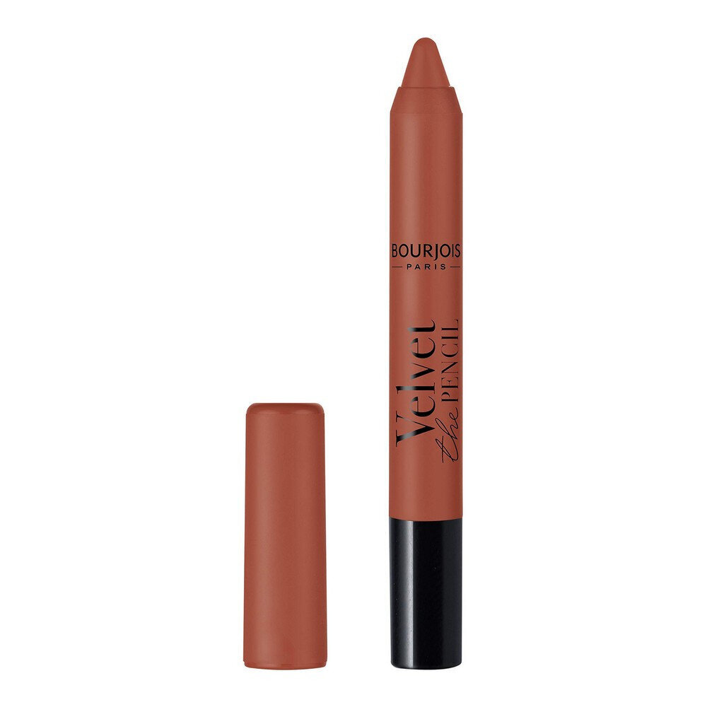 Huulelainer Bourjois Velvet The Pencil 09-moka cabana (3 g) цена и информация | Huulepulgad, -läiked, -palsamid, vaseliin | kaup24.ee