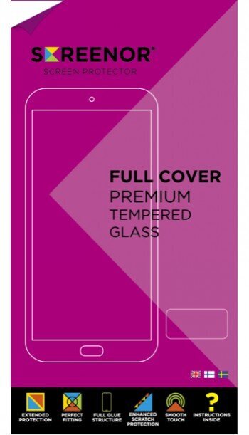 SCREENOR TEMPERED ONEPLUS NORD 2T 5G NEW FULL COVER BLACK hind ja info | Ekraani kaitsekiled | kaup24.ee