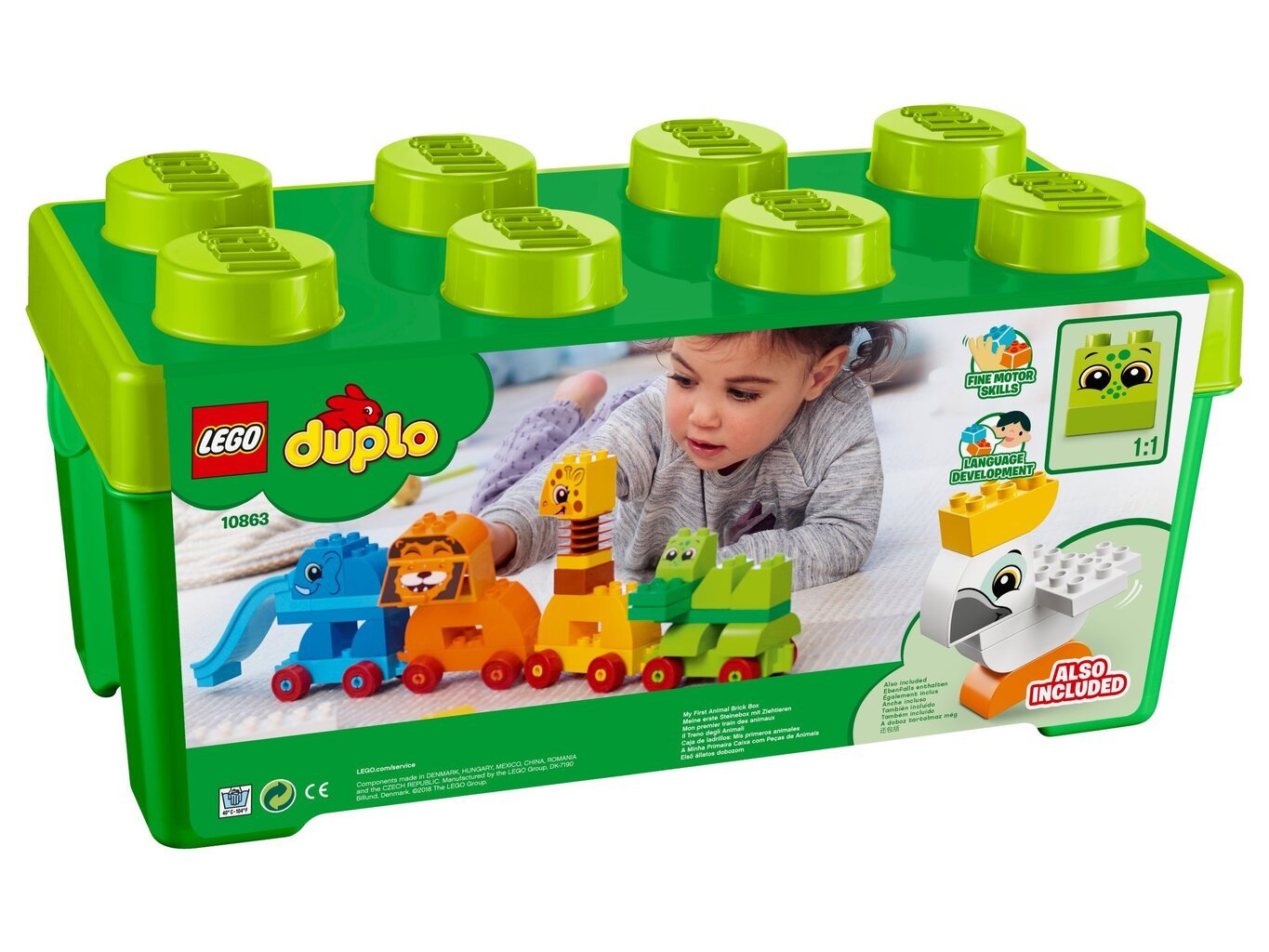 10863 LEGO® DUPLO Minu esimene lemmikloomaklotside kast цена и информация | Klotsid ja konstruktorid | kaup24.ee