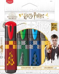 Текстмаркеры MAPED Harry Potter 4 цвета цена и информация | Принадлежности для рисования, лепки | kaup24.ee