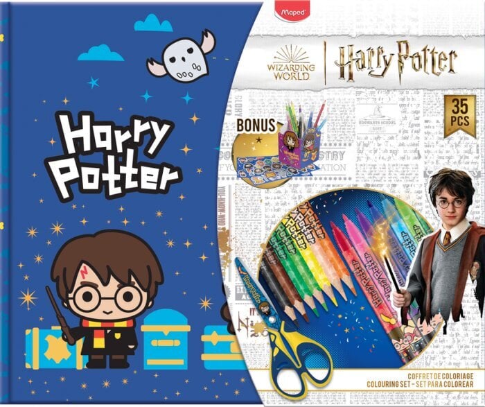 Joonistustarvikute komplekt Maped Harry Potter цена и информация | Kunstitarbed, voolimise tarvikud | kaup24.ee