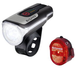 Комплект велосипедных фар, SIGMA Aura 80 + Nugget II USB цена и информация | Велосипедные фонари, отражатели | kaup24.ee