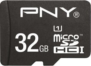 PNY SDU32GPER50-EF, micro SDHC 32GB (+ SD adapter) цена и информация | Mobiiltelefonide mälukaardid | kaup24.ee