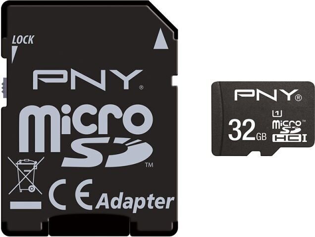 PNY SDU32GPER50-EF, micro SDHC 32GB (+ SD adapter) цена и информация | Mobiiltelefonide mälukaardid | kaup24.ee