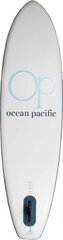 Надувная доска для гребли Ocean Pacific Malibu Lite 10'6, белый / серый / бирюзовый цвет цена и информация | SUP доски, водные лыжи, водные аттракционы | kaup24.ee