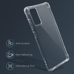 Ударопрочный силиконовый чехол Moozy для Samsung Galaxy A52s 5G, Samsung Galaxy A52, Samsung Galaxy A52 5G - Прозрачный чехол для телефона с усиленной защитой углов цена и информация | Чехлы для телефонов | kaup24.ee