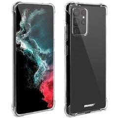 Ударопрочный силиконовый чехол Moozy для Samsung Galaxy S22 Ultra 5G - Прозрачный чехол для телефона с усиленной защитой углов цена и информация | Чехлы для телефонов | kaup24.ee