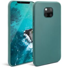 Moozy Minimalist Kerge Silikoonist Ümbris Huawei Mate 20 Pro, Hall Sinine – Matt Õhuke Pehme TPU Ümbris цена и информация | Чехлы для телефонов | kaup24.ee