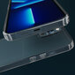 Moozy Xframe Löögikindel Ümbris iPhone 13 Pro Max - Läbipaistev Hübriidümbris koos Selge Lööke Summutava TPU Raamiga hind ja info | Telefoni kaaned, ümbrised | kaup24.ee