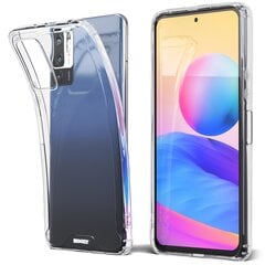 Moozy Xframe Löögikindel Ümbris Xiaomi Redmi Note 10 5G, Xiaomi Poco M3 Pro 5G - Läbipaistev Hübriidümbris koos Selge Lööke Summutava TPU Raamiga цена и информация | Чехлы для телефонов | kaup24.ee