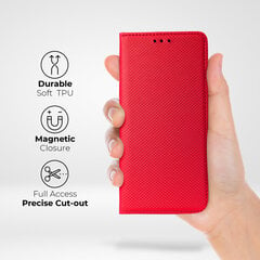 Перекидной чехол Moozy для Xiaomi 12 Pro - Красный магнитный откидной футляр с держателем для карт и подставкой цена и информация | Чехлы для телефонов | kaup24.ee
