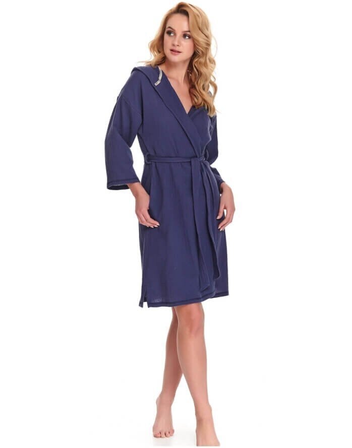 Naiste hommikumantel SWM.9904 Cosmos, sinine hind ja info | Naiste hommikumantlid | kaup24.ee