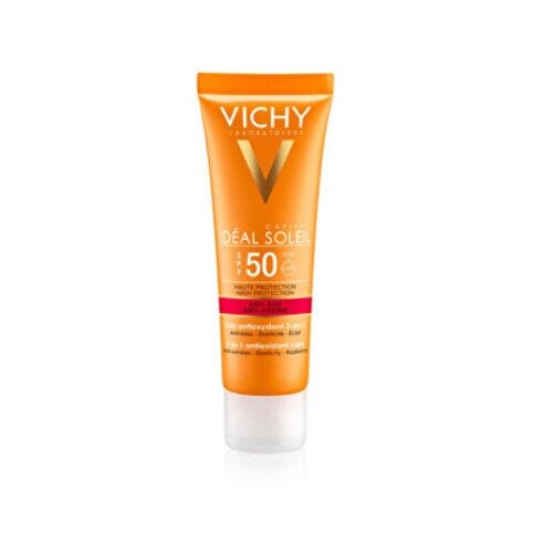 Päikesekaitsekreem Vichy Sunscreen Sunscreen SPF 50+ Idéal Soleil Anti-Age, 50 ml цена и информация | Päikesekreemid | kaup24.ee