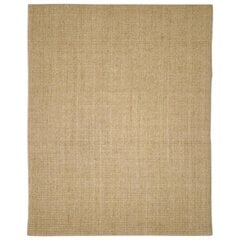 vidaXL vaip, naturaalne sisal, 80 x 100 cm hind ja info | Vaibad | kaup24.ee