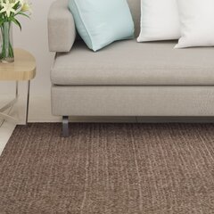 vidaXL vaip naturaalne sisal 66x350 cm, pruun цена и информация | Коврики | kaup24.ee