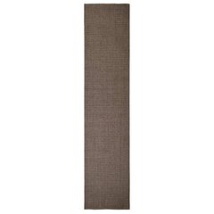 vidaXL vaip naturaalne sisal 66x300 cm, pruun hind ja info | Vaibad | kaup24.ee