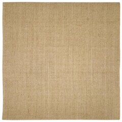 vidaXL vaip naturaalne sisal 100x100 cm hind ja info | Vaibad | kaup24.ee