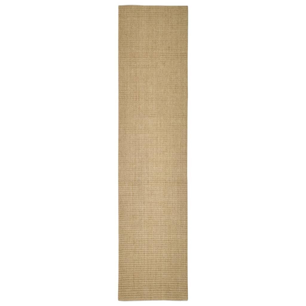 vidaXL vaip naturaalne sisal 80x350 cm hind ja info | Vaibad | kaup24.ee