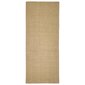 vidaXL vaip, naturaalne sisal, 80 x 200 cm hind ja info | Vaibad | kaup24.ee