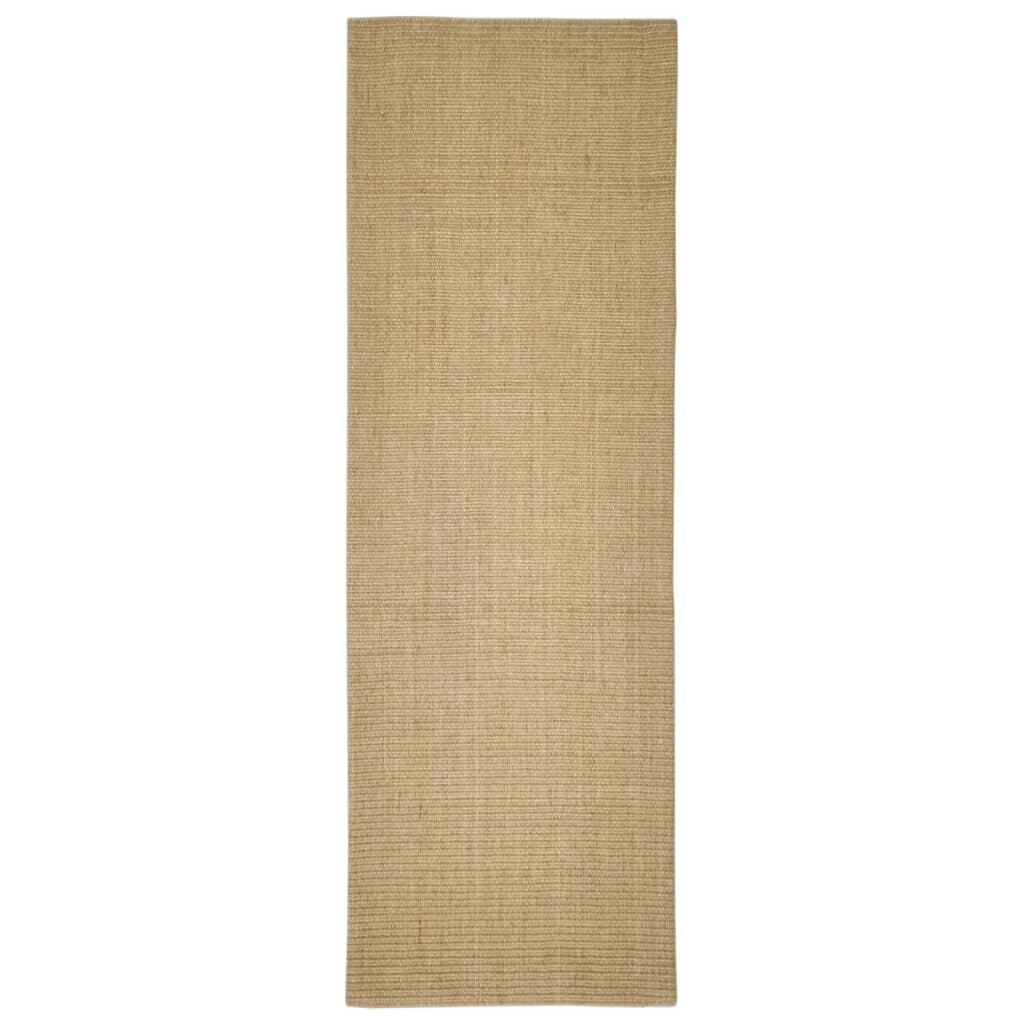 vidaXL vaip naturaalne sisal 66x200 cm цена и информация | Vaibad | kaup24.ee