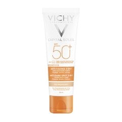 Näokreem Vichy Protective cream against pigment spots SPF 50+ Idéal Soleil, 50 ml цена и информация | Кремы для лица | kaup24.ee