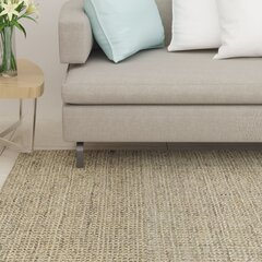 vidaXL vaip, naturaalne sisal, 80 x 350 cm, pruunikashall hind ja info | Vaibad | kaup24.ee