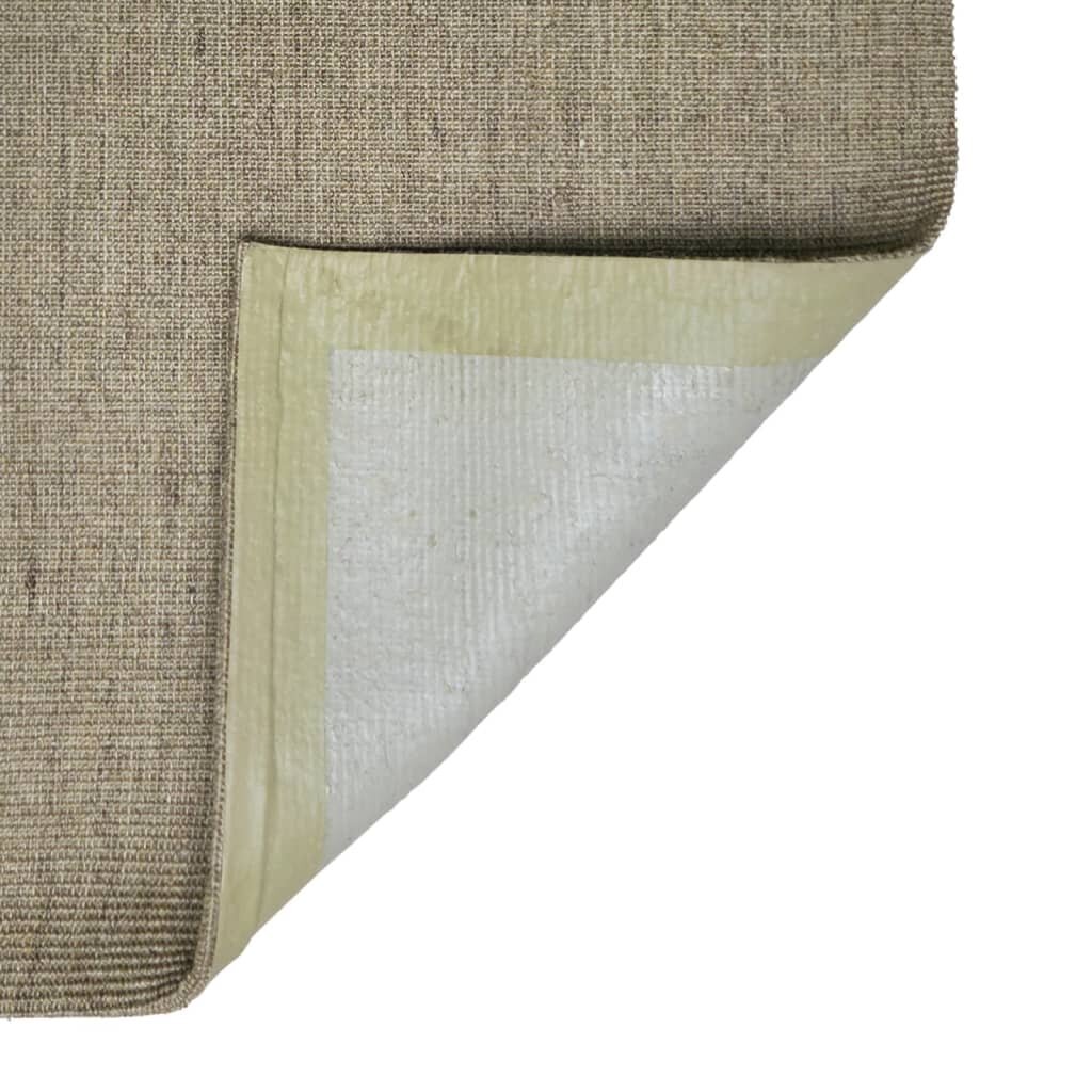 vidaXL vaip, naturaalne sisal, 80 x 350 cm, pruunikashall hind ja info | Vaibad | kaup24.ee