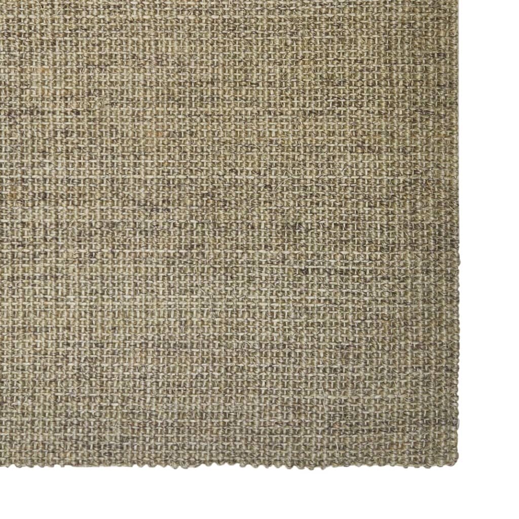 vidaXL vaip, naturaalne sisal, 80 x 350 cm, pruunikashall hind ja info | Vaibad | kaup24.ee