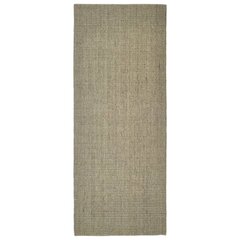 vidaXL vaip naturaalne sisal 80x200 cm, pruunikashall цена и информация | Коврики | kaup24.ee