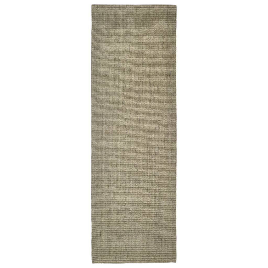 vidaXL vaip naturaalne sisal 66x200 cm, pruunikashall цена и информация | Vaibad | kaup24.ee