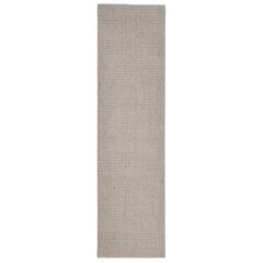 vidaXL vaip, naturaalne sisal, 80 x 300 cm, liivakarva hind ja info | Vaibad | kaup24.ee