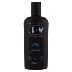 Šampoon American Crew Detox Shampoo, 250 ml цена и информация | Шампуни | kaup24.ee