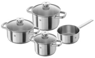 Pot Set ZWILLING Joy 64040-005-0 (1,5 litres, 2 litres, 2,9 litres, 3,5 litres) hind ja info | Potid ja kiirkeedupotid | kaup24.ee