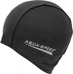 Aqua-Speed polüester ujumismüts 07/091, must hind ja info | Ujumismütsid | kaup24.ee