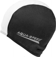 Шапочка для плавания Aqua-Speed 57 091, полиэстер, чёрный цена и информация | Шапочки для плавания | kaup24.ee