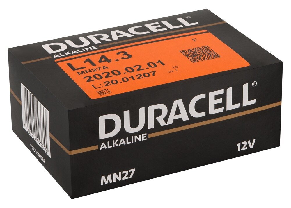 Aku Duracell 27A 10x1 hind ja info | Patareid | kaup24.ee