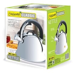 Non-electric kettle Maestro MR-1320-S Silver 2,2 L цена и информация | Чайники, кофейники | kaup24.ee