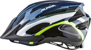 Bike Helmet Alpina MTB17 dark blue & neon - Extra Large (54-58cm) цена и информация | Шлемы | kaup24.ee