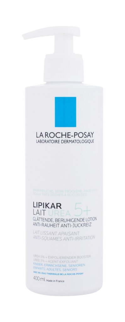 Ihupiim La Roche-Posay Lipikar Urea 5+, 400 ml hind ja info | Kehakreemid, losjoonid | kaup24.ee